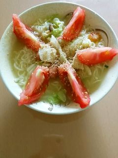 エスニック風トマトラーメン-レシピのメイン写真