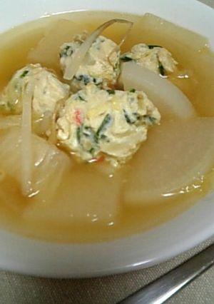 野菜いっぱい鶏団子スープ-レシピのメイン写真