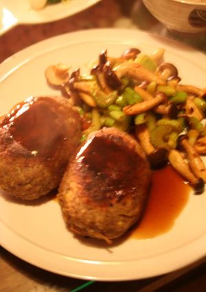 たかきび入り豆腐とひじきのハンバーグ-レシピのメイン写真