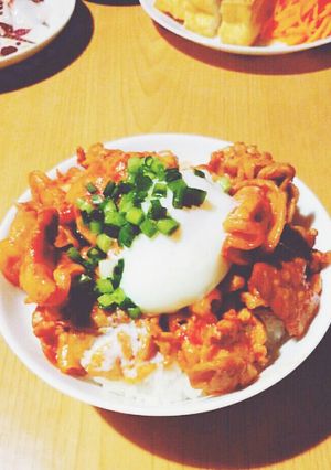 豚バラのオイケチャ丼-レシピのメイン写真