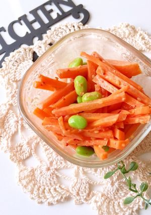 冷凍野菜で簡単おかず (人参)-レシピのメイン写真