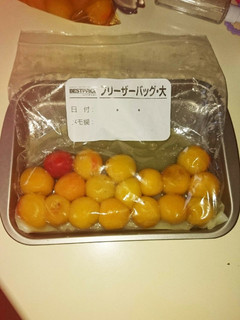 ジップロックで梅干し(梅漬け)-レシピのメイン写真