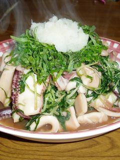 イカと水菜の簡単炒め♪さっぱり風♪-レシピのメイン写真