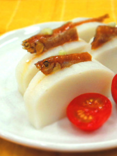 若さぎ甘露煮で板山葵-レシピのメイン写真