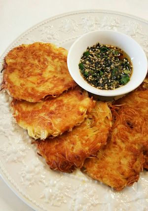リメイク！残り物 そうめん チヂミ風-レシピのメイン写真