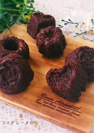 HMとサラダ油で簡単♥チョコマドレーヌ-レシピのメイン写真