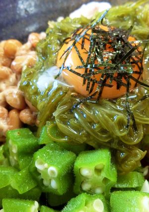 【糖質制限】ネバネバ納豆キムチ蕎麦-レシピのメイン写真
