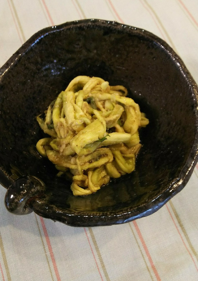 簡単！なすのさっぱりそうめん風-レシピのメイン写真
