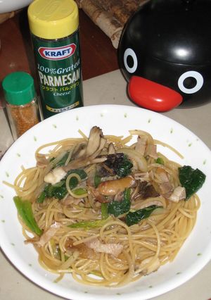 15分シリーズ☆麺つゆで和風スパゲッティ-レシピのメイン写真
