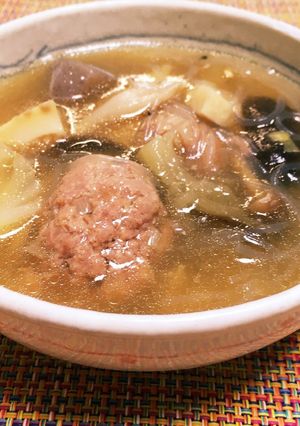 ”かんたん!!”野菜たっぷり肉団子スープ-レシピのメイン写真