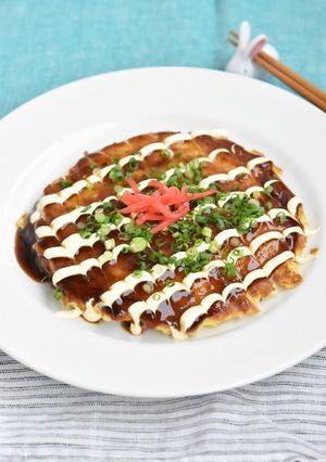 豚肉おかずの素でチーズお好み焼き-レシピのメイン写真