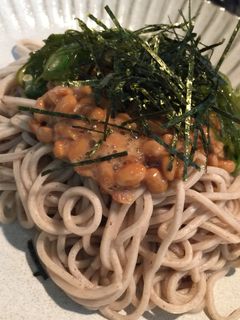 ネバそば!簡単★納豆とメカブをのせるだけ-レシピのメイン写真