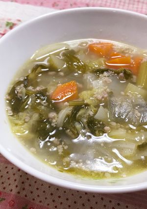 野菜たっぷりタイ風スープ♫-レシピのメイン写真