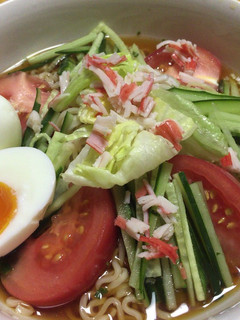 サッポロ一番で冷やしラーメン♪-レシピのメイン写真