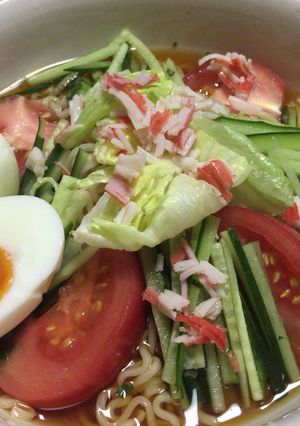 サッポロ一番で冷やしラーメン♪-レシピのメイン写真