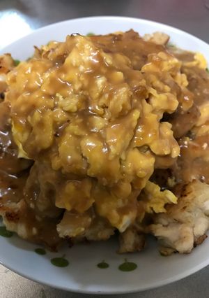 もやし鶏肉卵のマヨポンあんかけ-レシピのメイン写真
