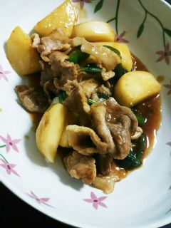 市販のタレ!豚肉とかぶのしょうが焼き炒め-レシピのメイン写真