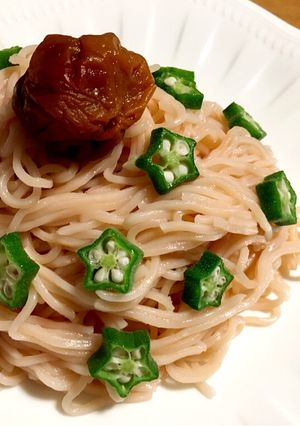 梅づくしそうめん-レシピのメイン写真