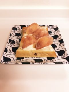 ❁桃と生ハムとマスカルポーネのトースト❁-レシピのメイン写真