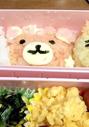 簡単キャラ弁シナモリラクマすみっこ弁当-レシピのメイン写真