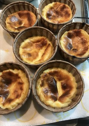 ワインに合わせたい！バスクチーズケーキ-レシピのメイン写真
