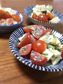 夏だ!!カプレーゼふうサラダ-レシピのメイン写真