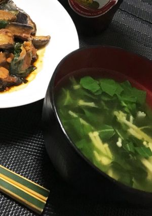 モロヘイヤのスープ-レシピのメイン写真