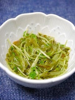 免疫力アップ!豆苗もずく-レシピのメイン写真