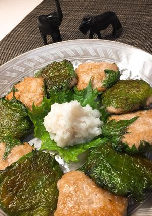 青じそ鶏つくね-レシピのメイン写真