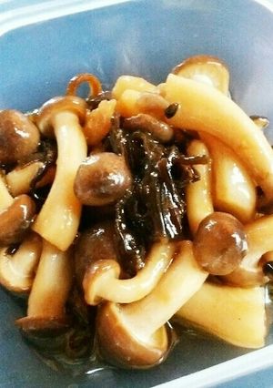 しめじと塩昆布のバターソテー-レシピのメイン写真