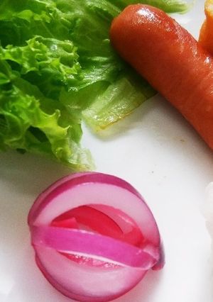 ☆紫タマネギ酢づけ飾り☆-レシピのメイン写真