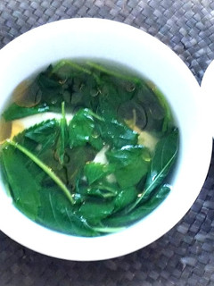 モロヘイヤと豆腐のスープ-レシピのメイン写真