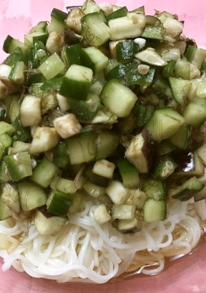 美人レシピ・山形のだし風そうめん-レシピのメイン写真