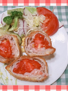 豚ローススライスのトマトトンカツ-レシピのメイン写真