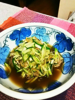 キュウリとそうめんスルメのあえもの-レシピのメイン写真