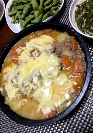 トマトチーズ肉じゃが-レシピのメイン写真