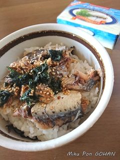 乗っけるだけズボラ飯!オイルサーディン丼-レシピのメイン写真