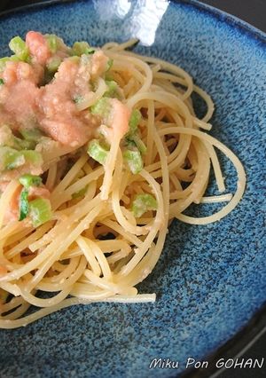 混ぜるだけ!たらこと大根葉のパスタ-レシピのメイン写真