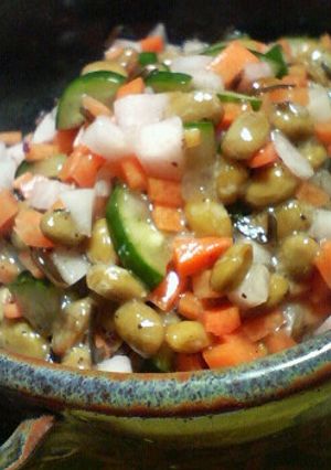 浅漬け風野菜の納豆だれ-レシピのメイン写真