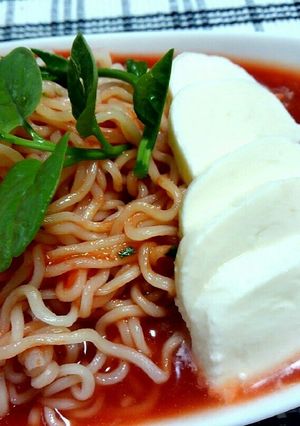 あっという間の冷製トマトパスタ-レシピのメイン写真