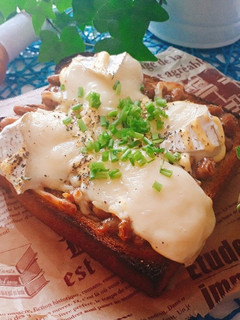 絶品★納豆チーズ好きさんのためのトースト-レシピのメイン写真