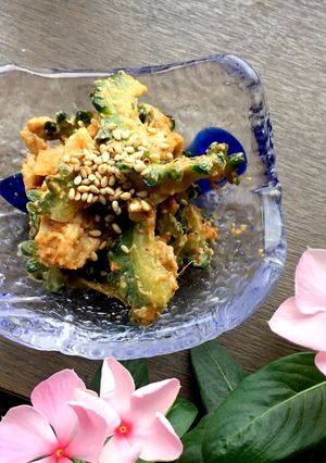 ゴーヤピリ辛ピーナツバター和え-レシピのメイン写真