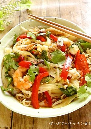 ⁂ミーゴレン風冷やしラーメン⁂-レシピのメイン写真