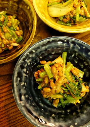 カブの葉納豆キムチ-レシピのメイン写真