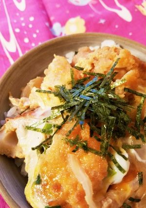 絶品！残りチキンカツ丼！-レシピのメイン写真