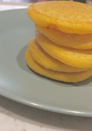 離乳食に卵.牛乳なし人参パンケーキ-レシピのメイン写真