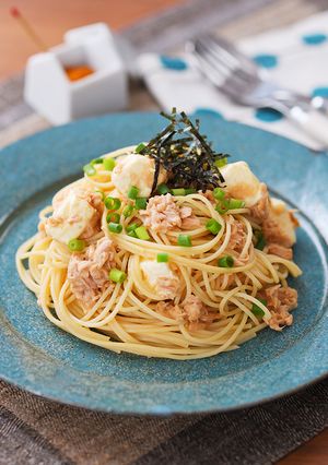 シーチキンとクリームチーズの和風パスタ-レシピのメイン写真