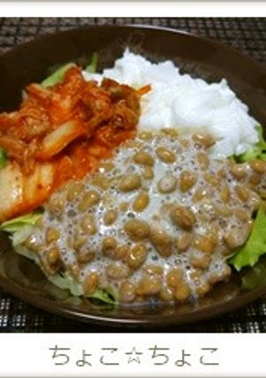 腸活！ネバトロっ発酵サラダ-レシピのメイン写真