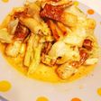 キャベツとちくわのバタマヨ醤油チーズ炒め