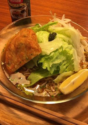 タイ風さっぱり冷製しょうゆラーメン-レシピのメイン写真